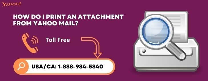print an attachment from Yahoo mail