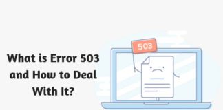 What is Error 503 and How to Deal With It