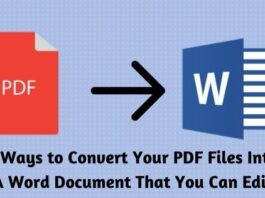 2 Ways to Convert Your PDF Files Into A Word Document That You Can Edit