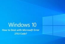 How to Deal with Microsoft Error 2753 Code