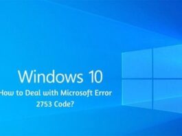 How to Deal with Microsoft Error 2753 Code