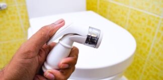 Round Bidet Toilet Water Spray Diverter Wash Kit Specifications