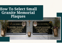 How to Select Small Granite Memorial Plaques