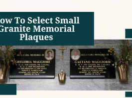 How to Select Small Granite Memorial Plaques