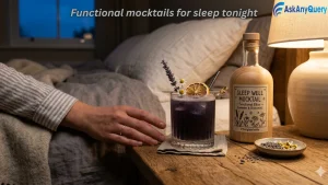 Functional mocktails for sleep tonight